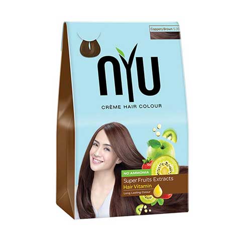 NYU CREAM HAIR COLOR COPPERY BROWN